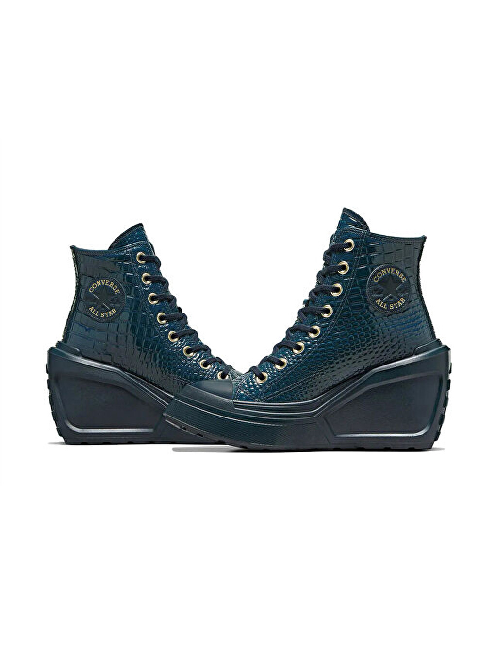 Chuck 70 De Luxe Wedge Kadın Günlük Ayakkabı A10037c Mavi-4