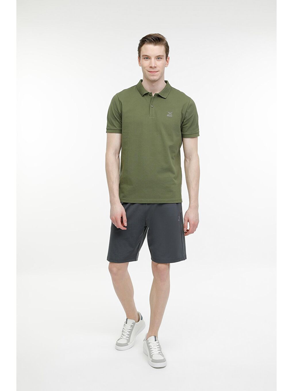 M-SN328 Tişört 4FX Haki Erkek Kısa Kol Tişört-2