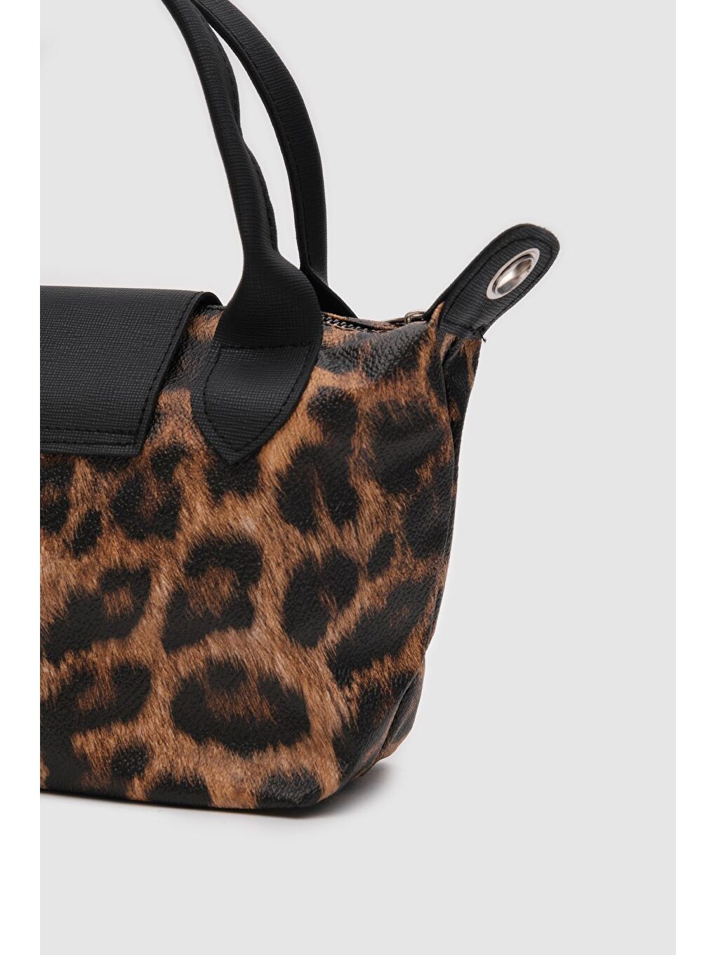 Karışık Tiger Small Omuz Çantası Leopar Desen-4