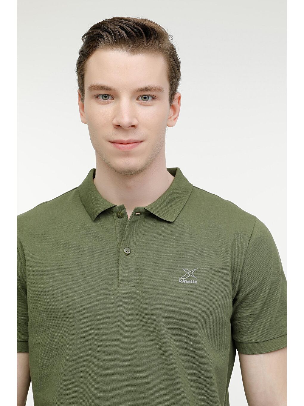 M-SN328 Tişört 4FX Haki Erkek Kısa Kol Tişört-4