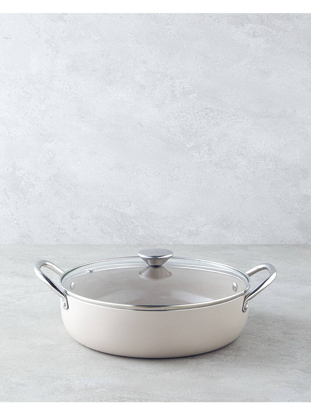 Kahverengi Lizbon CeraWell Sığ Tencere 26 cm Mocha