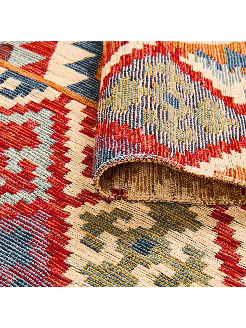 Karışık Soft Talu Halı - Renkli - 120x180 cm-2