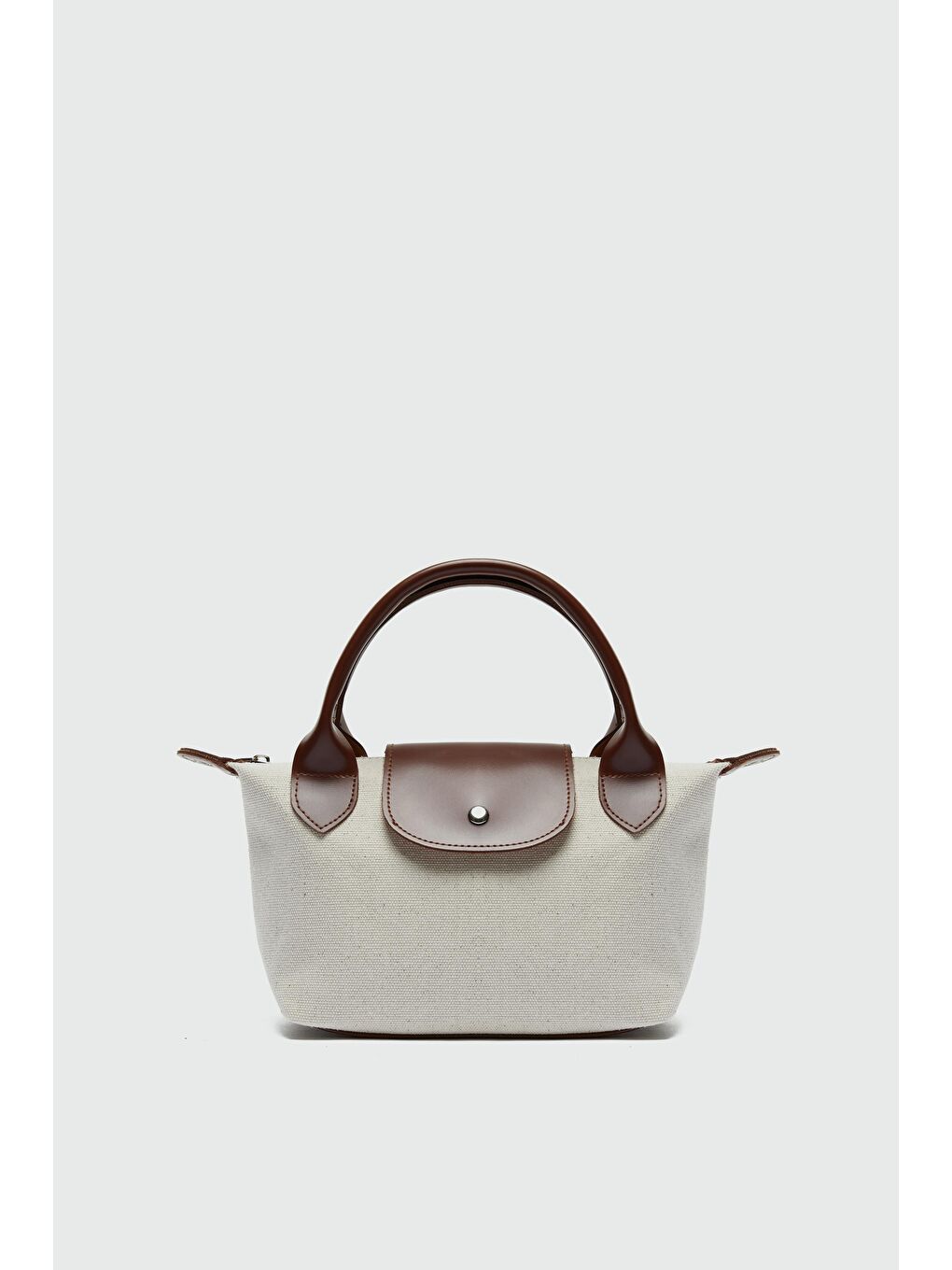 Kahverengi Tiger Kanvas Small Omuz Çantası