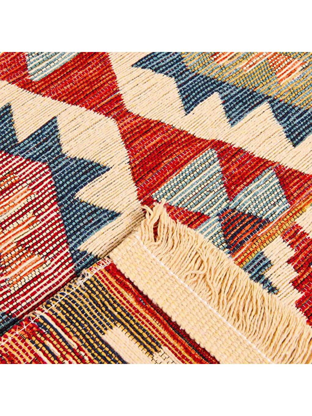 Karışık Soft Talu Halı - Renkli - 120x180 cm-4