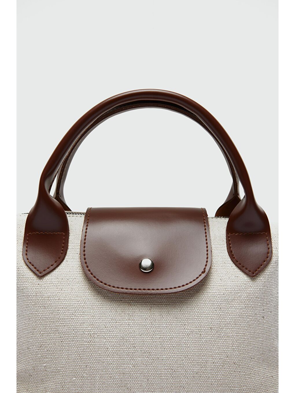 Kahverengi Tiger Kanvas Small Omuz Çantası-2