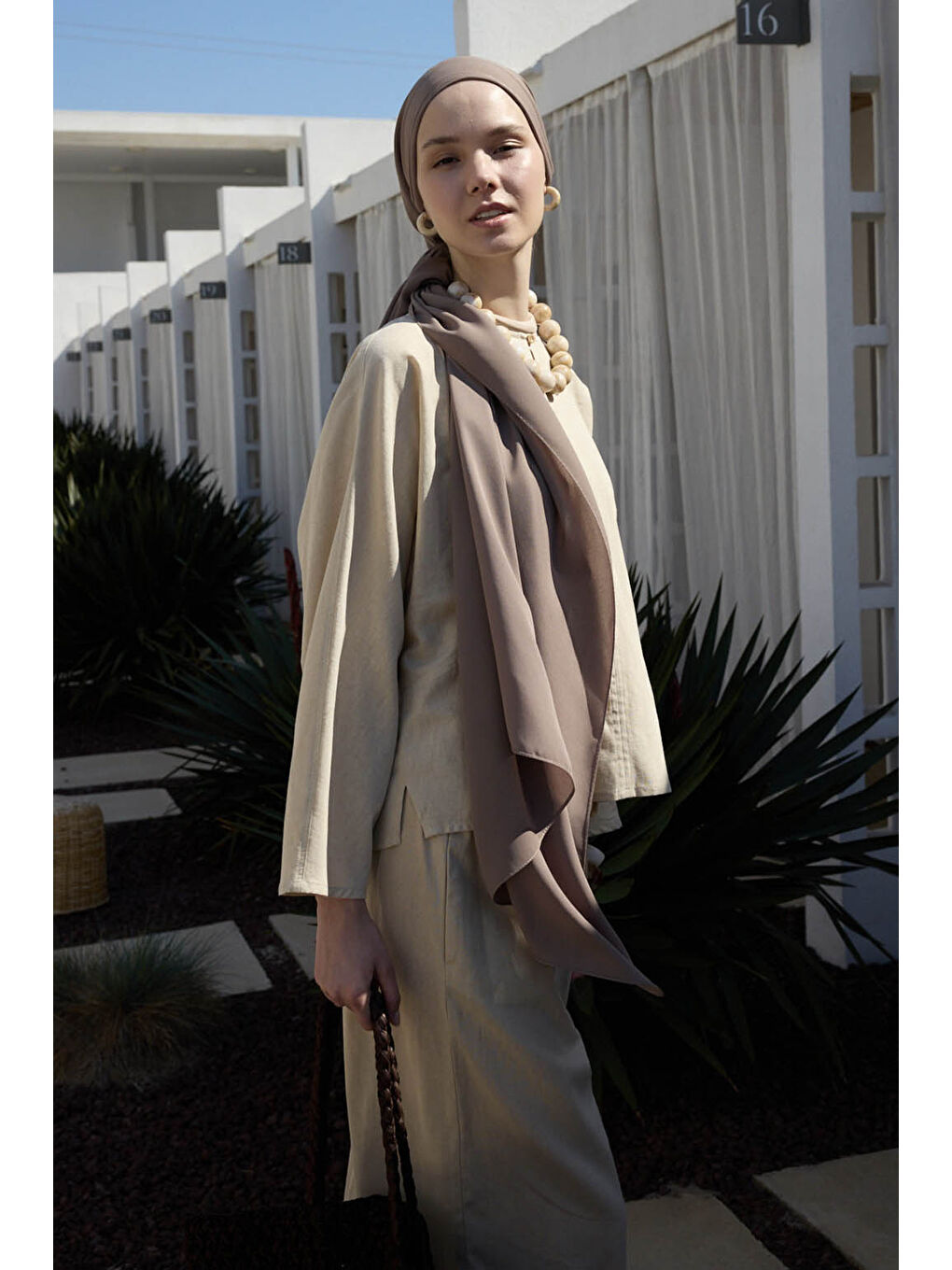 Comfort Luxe Şal Bej-3