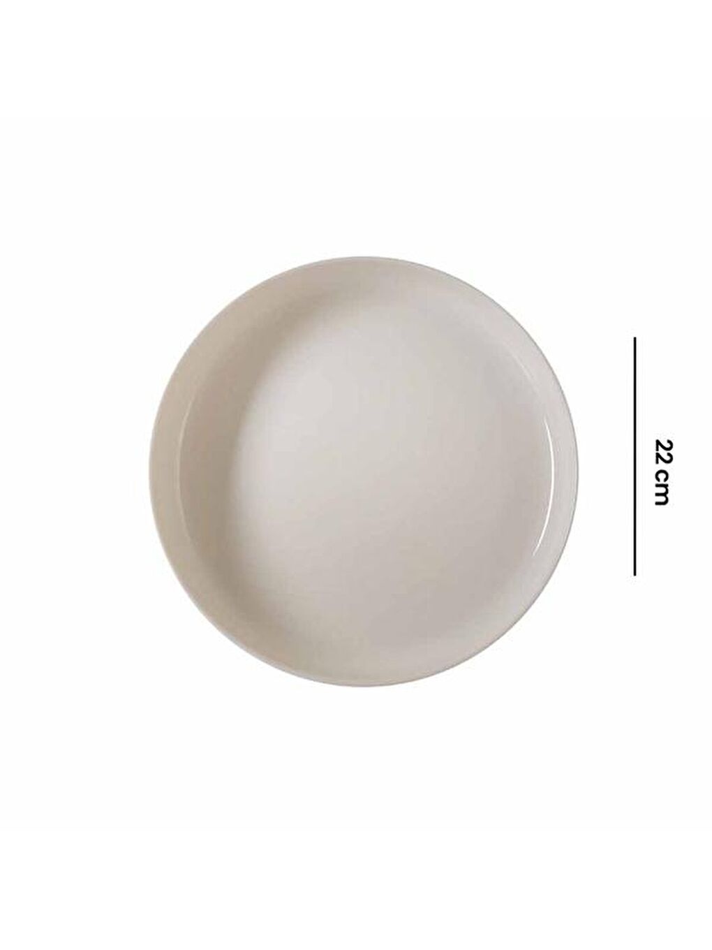 Beyaz Toledo Çukur Makarna Tabağı - 22 cm-4