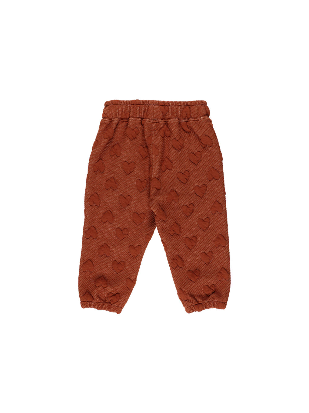 Kahverengi Kız Çocuk Beli Lastikli Eşofman Altı-1