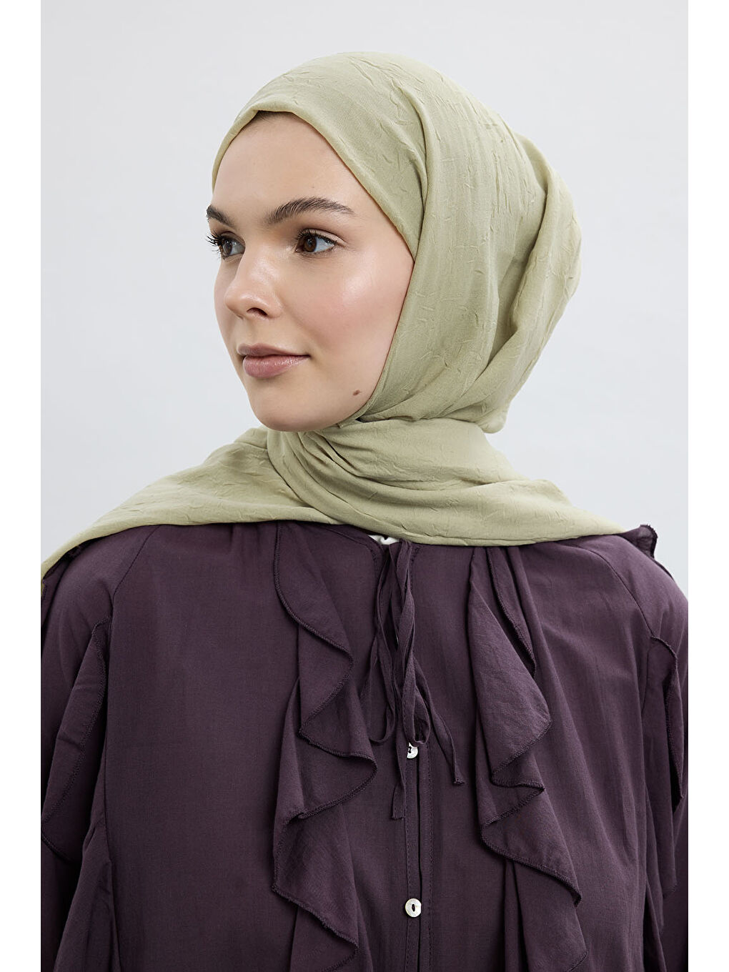 Bambu Şal Soft Yeşil-1