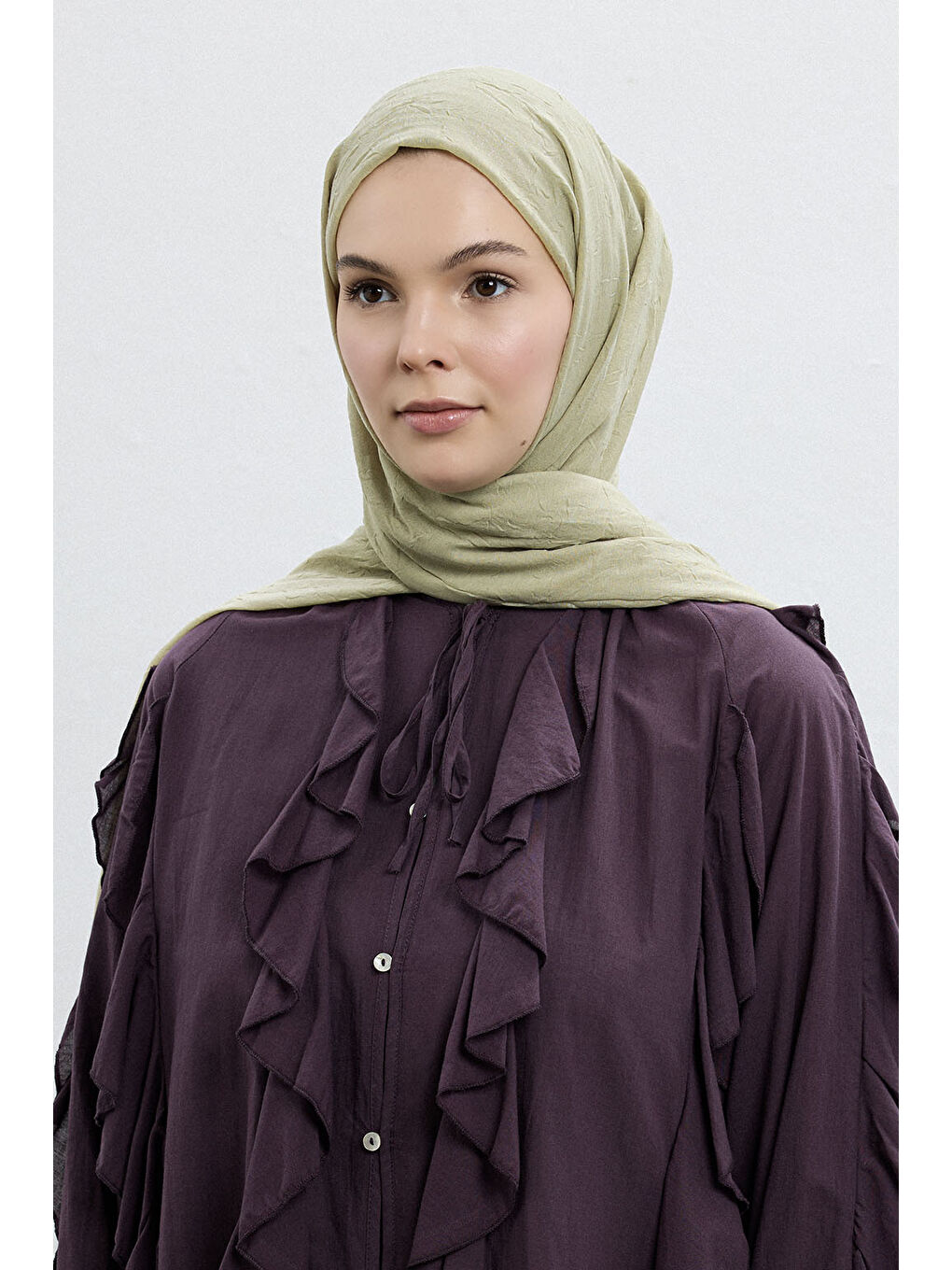 Bambu Şal Soft Yeşil-3