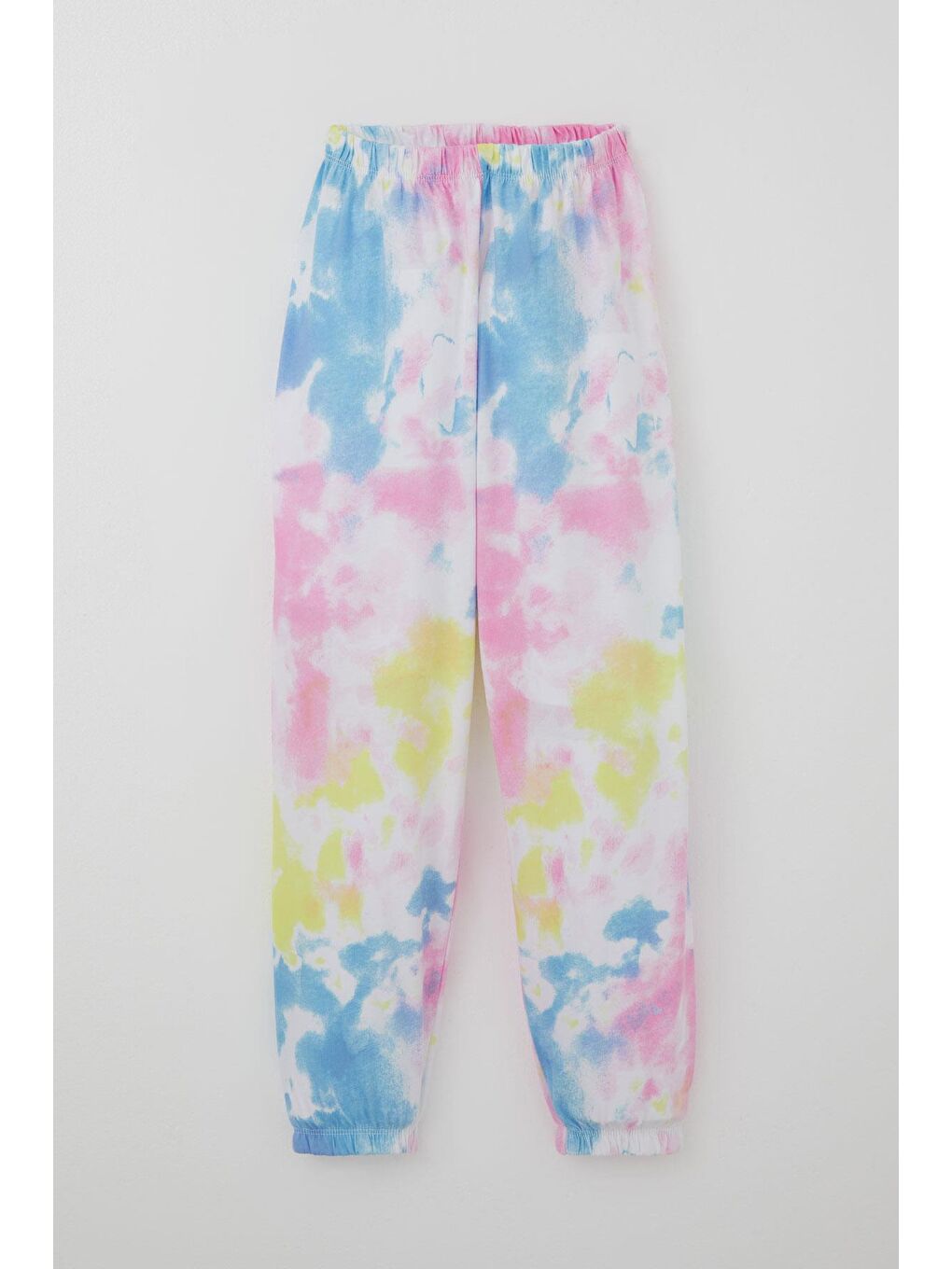 Kız Çocuk Pijama Takımı Batik Desenli Karışık Renk (4-8 Yaş)-2