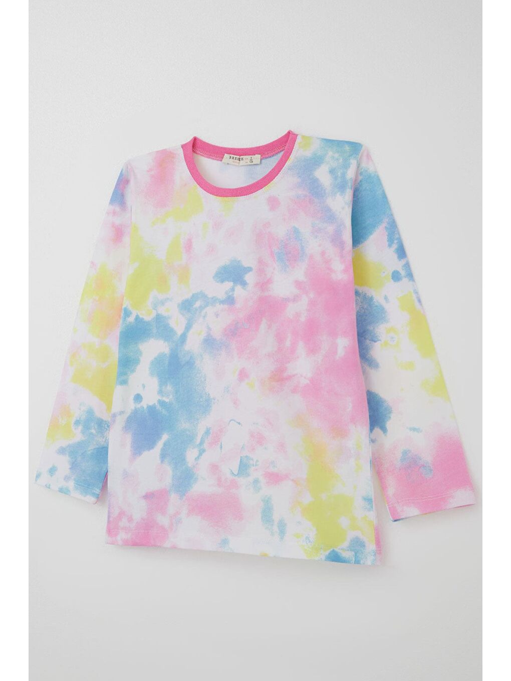 Kız Çocuk Pijama Takımı Batik Desenli Karışık Renk (4-8 Yaş)-5