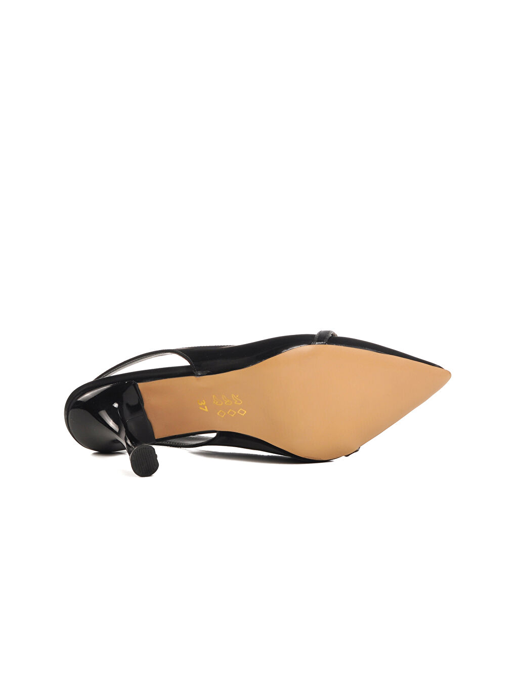 Siyah İnce Topuklu Kadın Abiye Ayakkabı 671124 Z-4