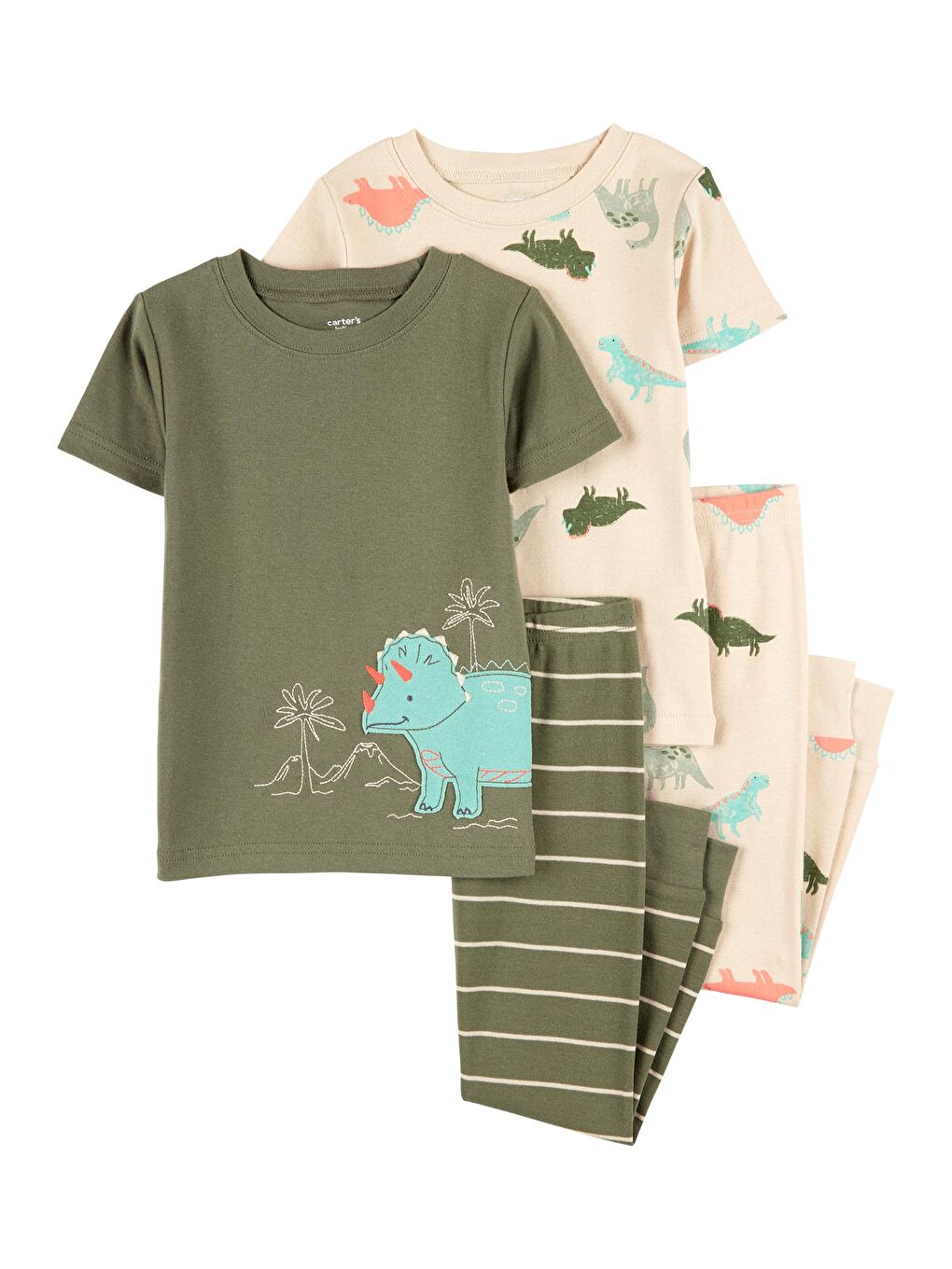 Carter's Karişik Erkek Bebek Pijama Set 4'lü Paket