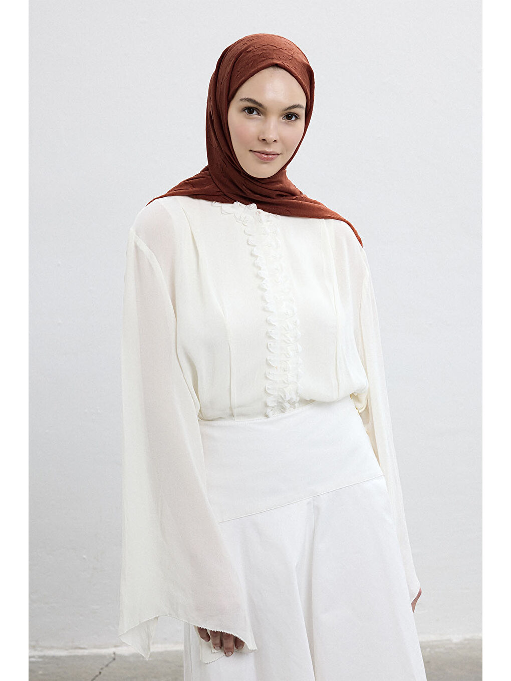 Kahverengi Bambu Şal Kiremit-1