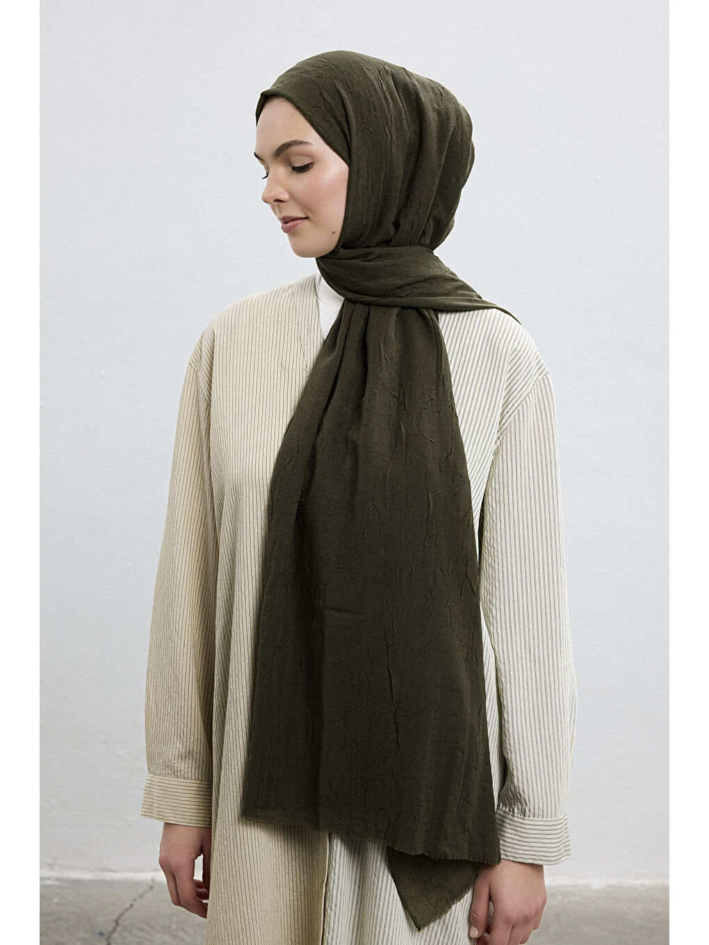 Bambu Şal Haki Yeşil-1