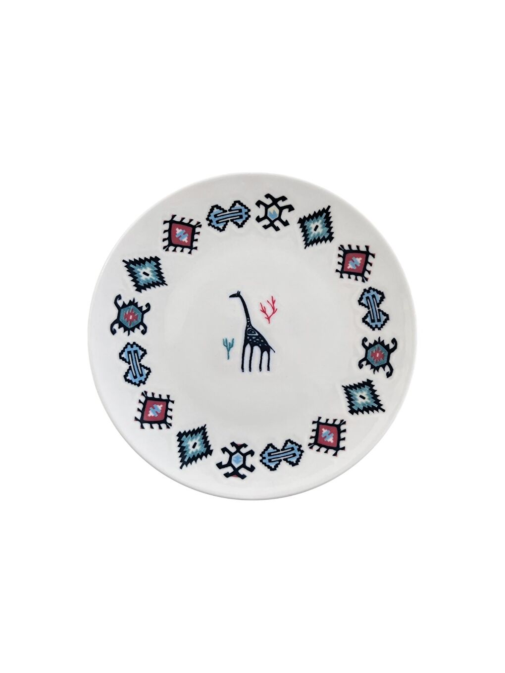 Karışık Porselen Hitit Servis Tabağı Takımı 26cm 6 Parça TVL6SRVPRS1241-1