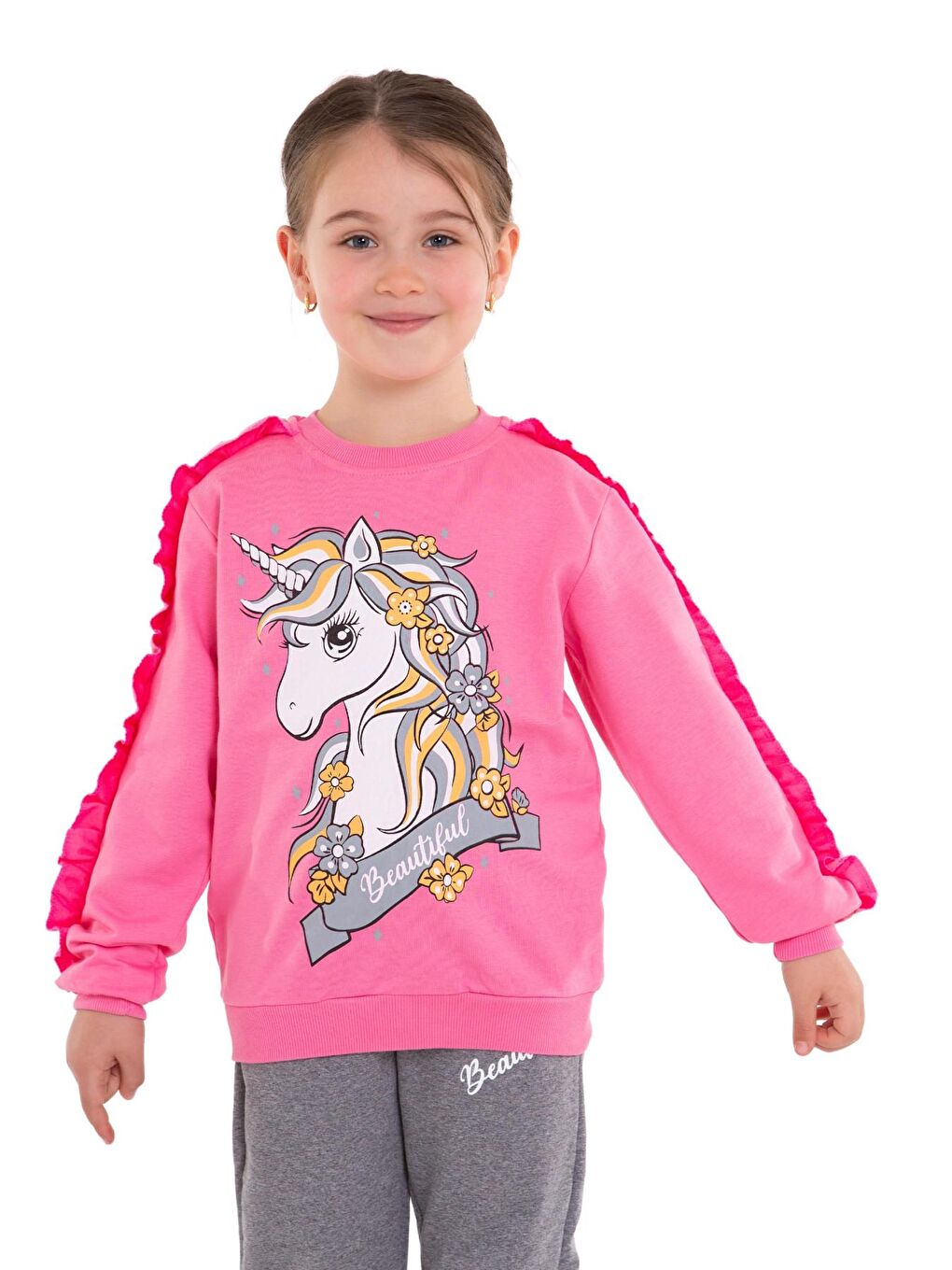 Myhanne Pembe Unicorn Baskılı Takım 9997 - 3