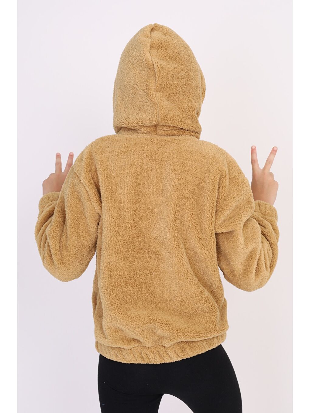 Bej Kız Çocuk Hırka-2