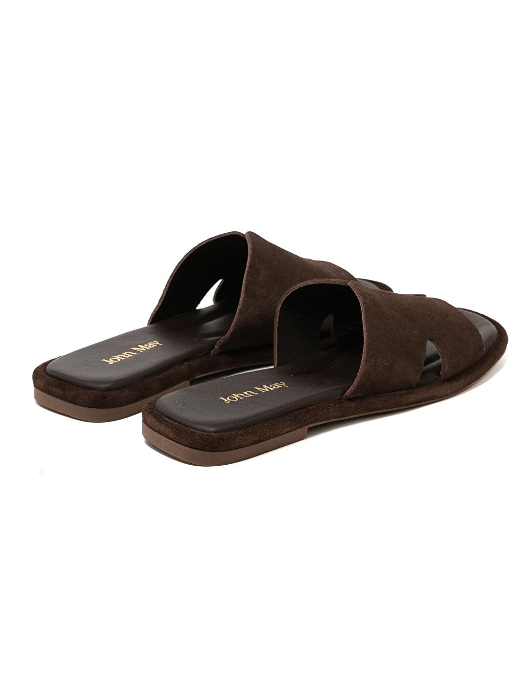 Kahverengi Kadın Terlik RC-25Y-001-R29615 Kahve Süet-3