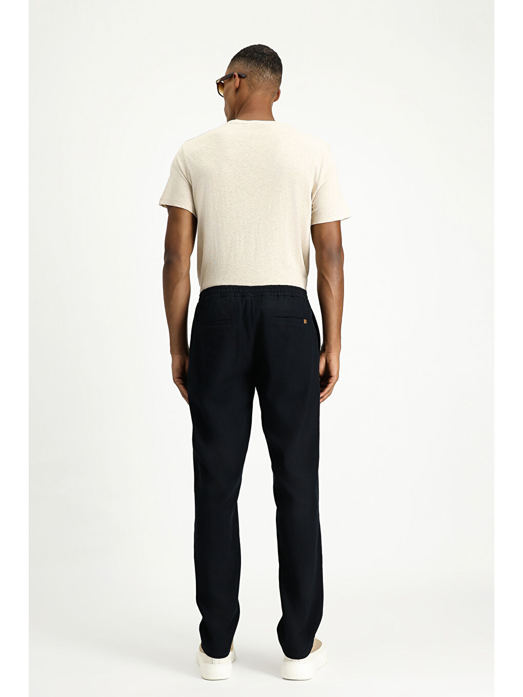 Lacivert Regular Fit Elastanlı Kanvas / Chino Pantolon-3