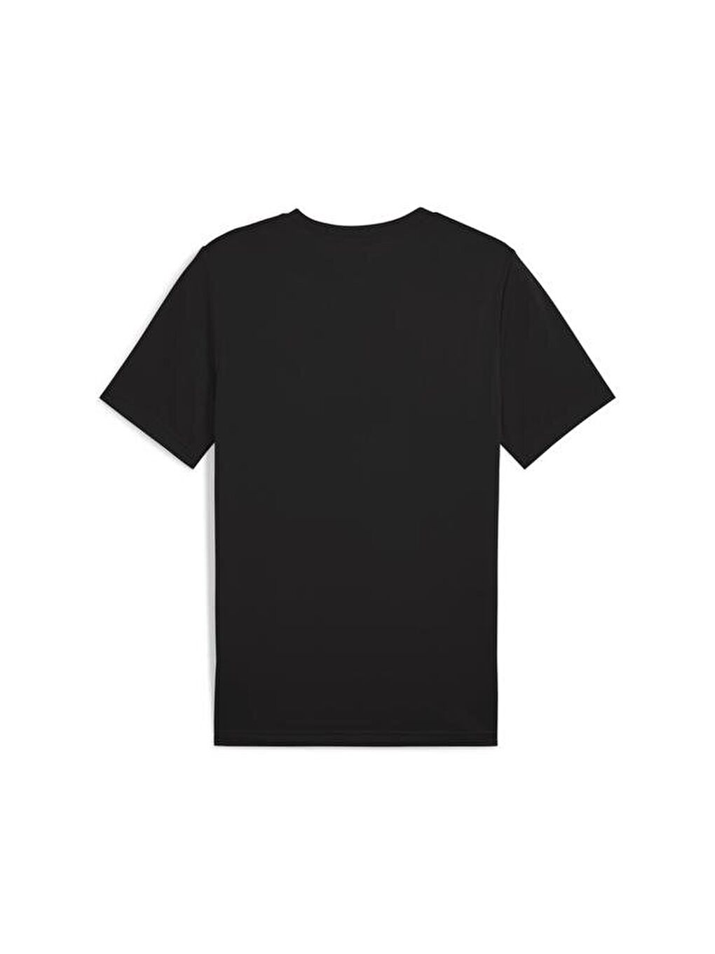 Essentials Small Logo Poly Erkek Siyah Yuvarlak Yaka Tişört-4