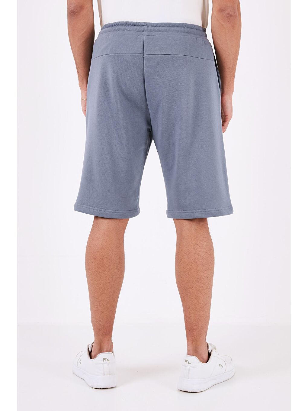 Buratti Mavi Pamuklu Belden Bağlamalı Cepli Regular Fit Short 5908042 - 2