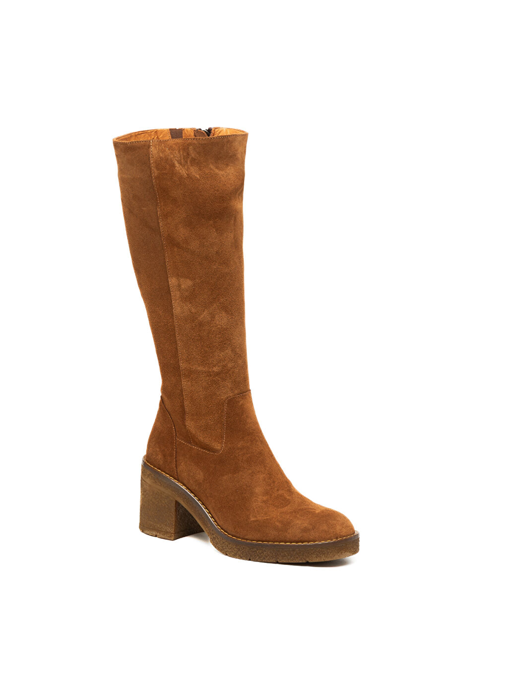 Kahverengi Kadın Çizme 25K12075XS Suede-1