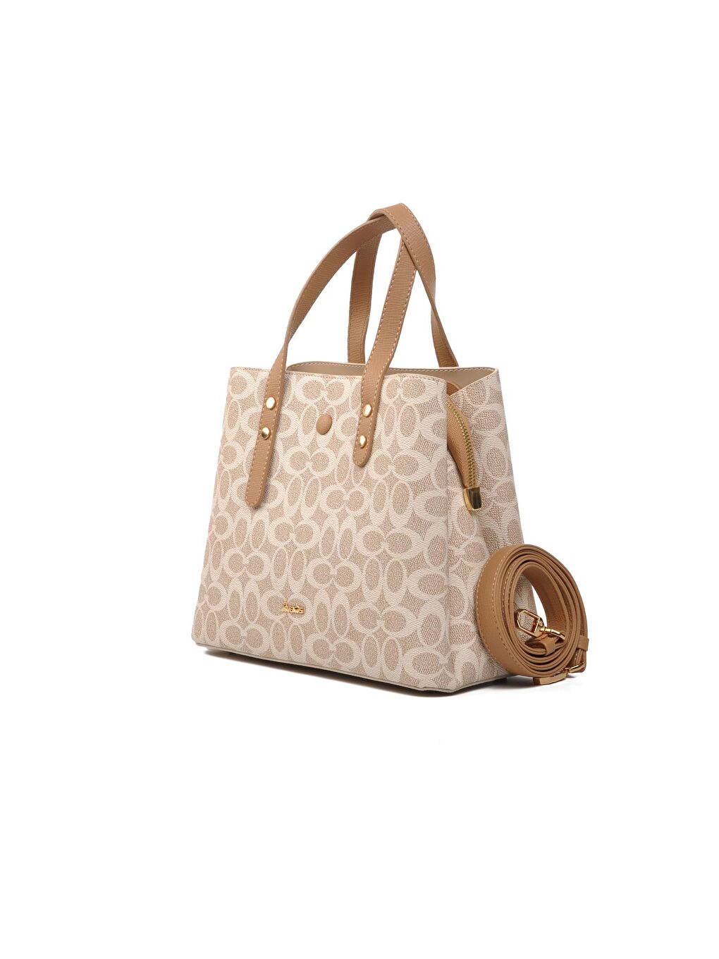 2390055K Bej Kadın Omuz Çantası-2