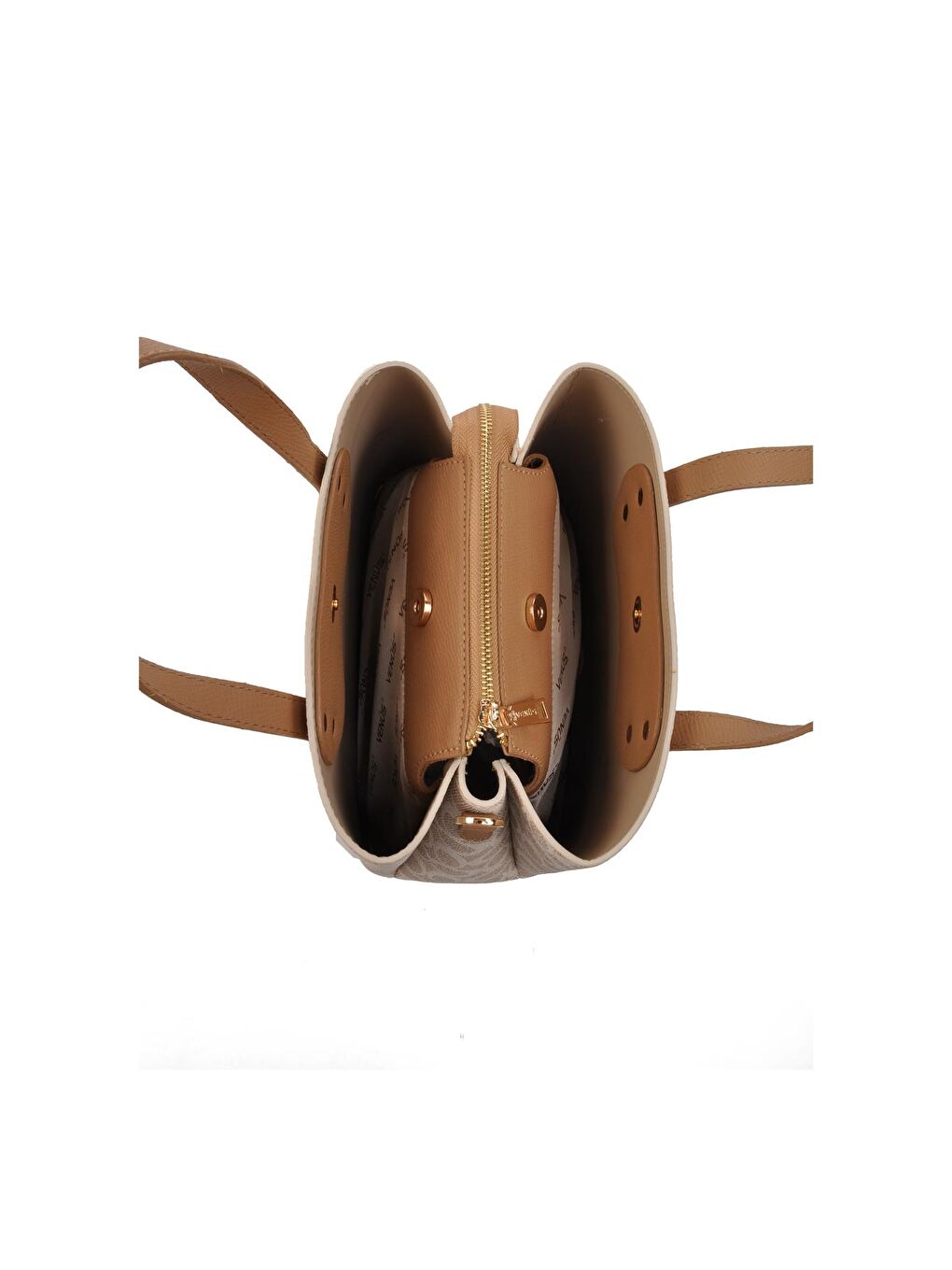 2390055K Bej Kadın Omuz Çantası-3