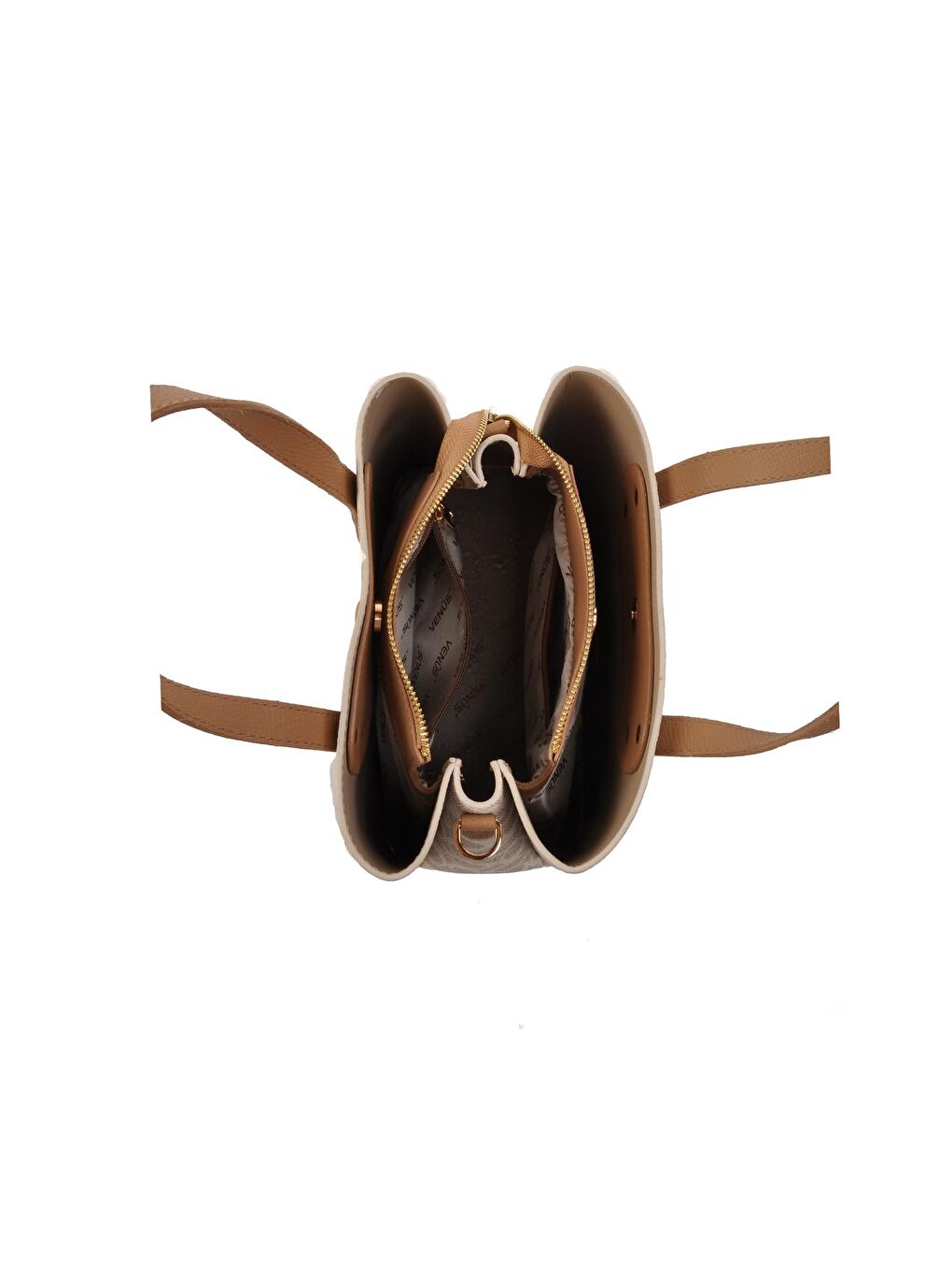 2390055K Bej Kadın Omuz Çantası-4