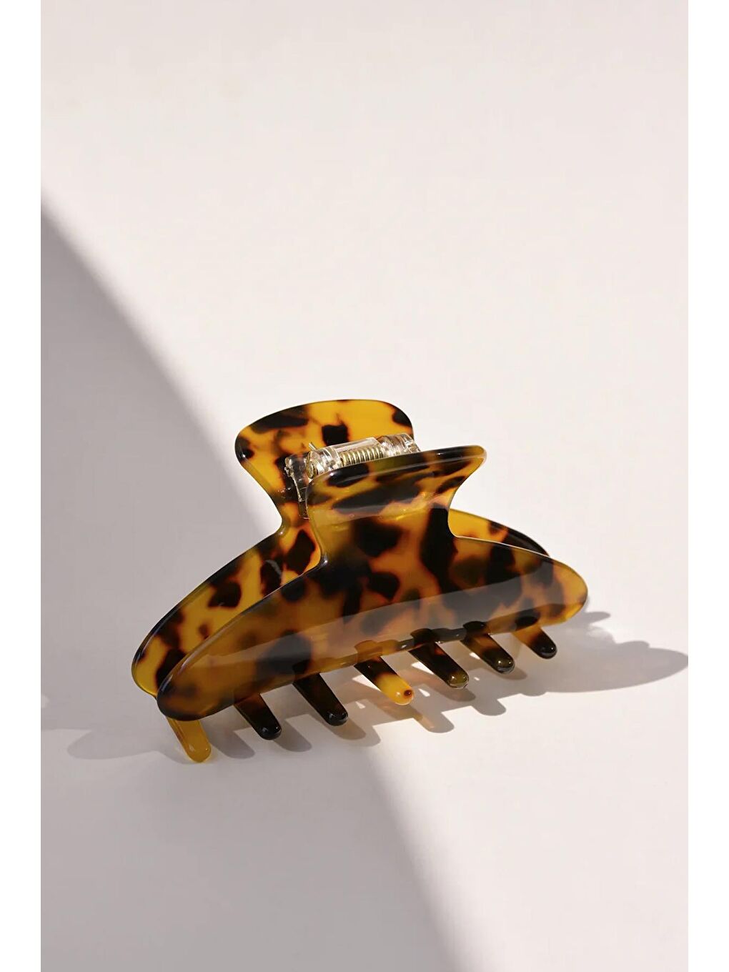 Kahverengi Carolina Kaplumbağa Sırtı Lüks Asetat Mandal Toka-2