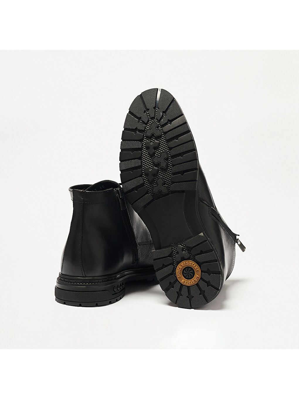 Erkek Bot OG-351 Siyah Deri-4