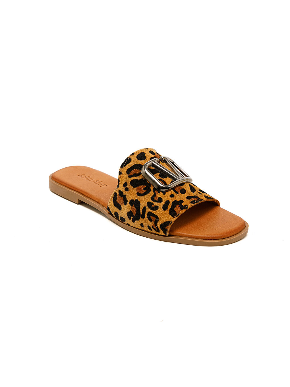 Kahverengi Kadın Terlik MAR-25Y-072-1020 Taba Leopar-2