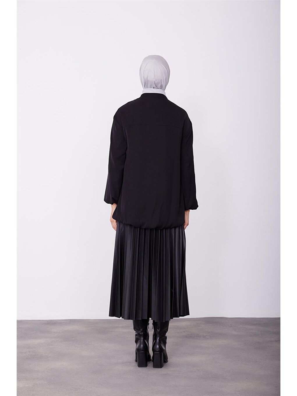 Siyah Astarı Renkli Bomber Ceket 23K5403-5