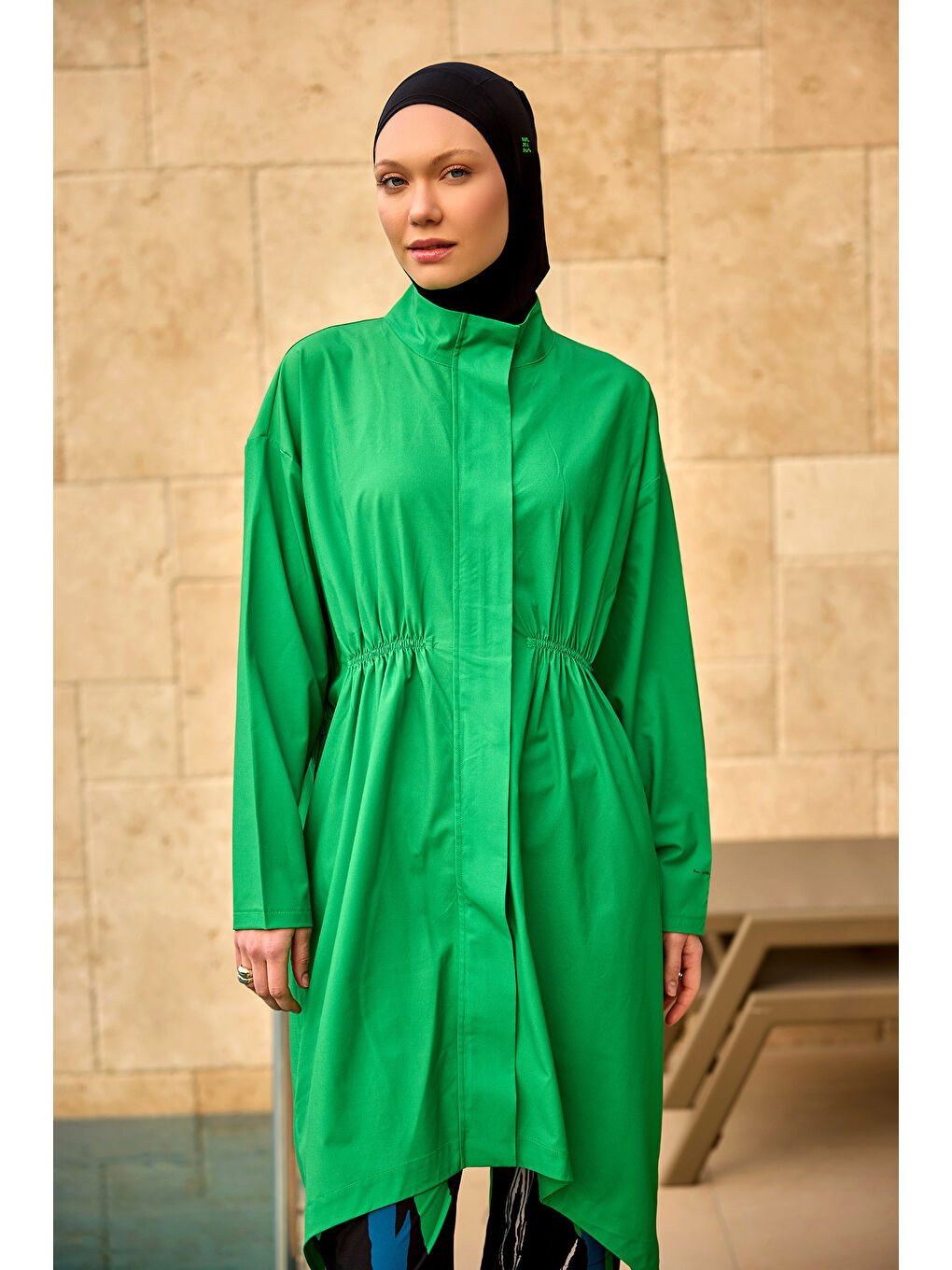 Tam Kapalı Tesettür Mayo M2503-1 Yeşil-1