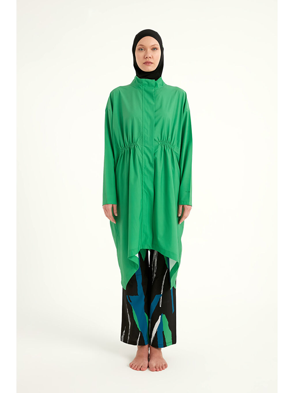 Tam Kapalı Tesettür Mayo M2503-1 Yeşil-4
