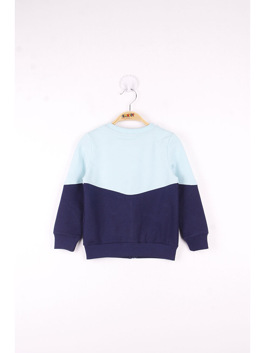 Turkuaz Kız Çocuk Fiyonk Detaylı Garnili Hırka-3