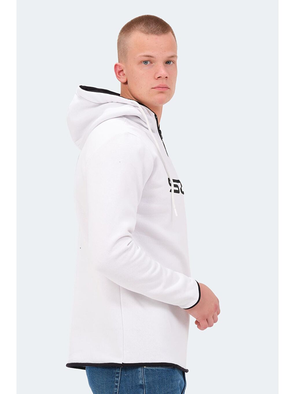 SLAZENGER Beyaz KASHI Erkek Sweatshirt Beyaz - 2