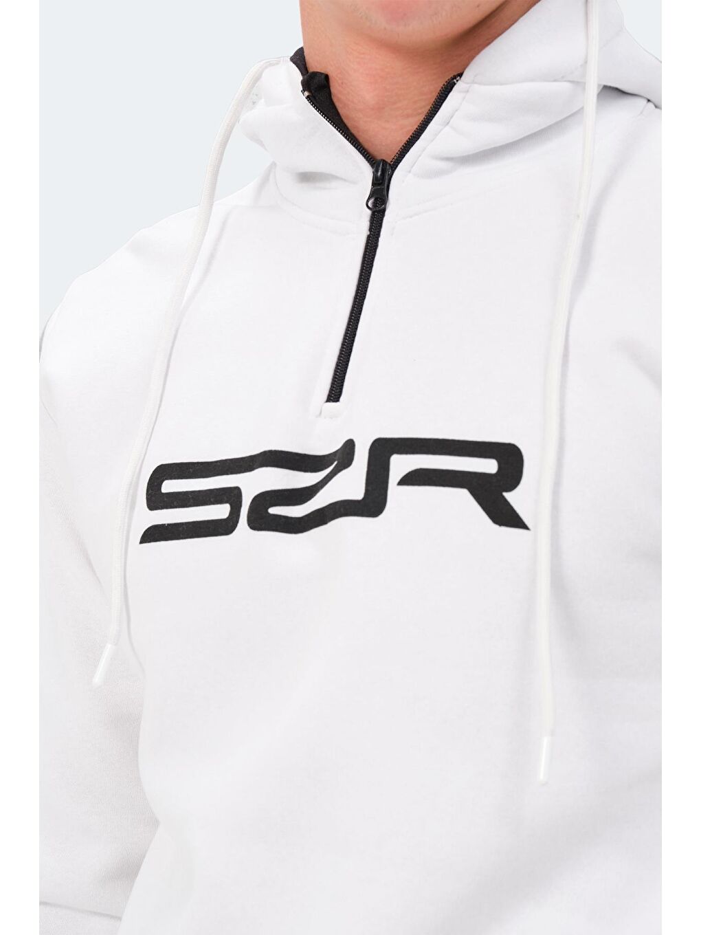 SLAZENGER Beyaz KASHI Erkek Sweatshirt Beyaz - 4