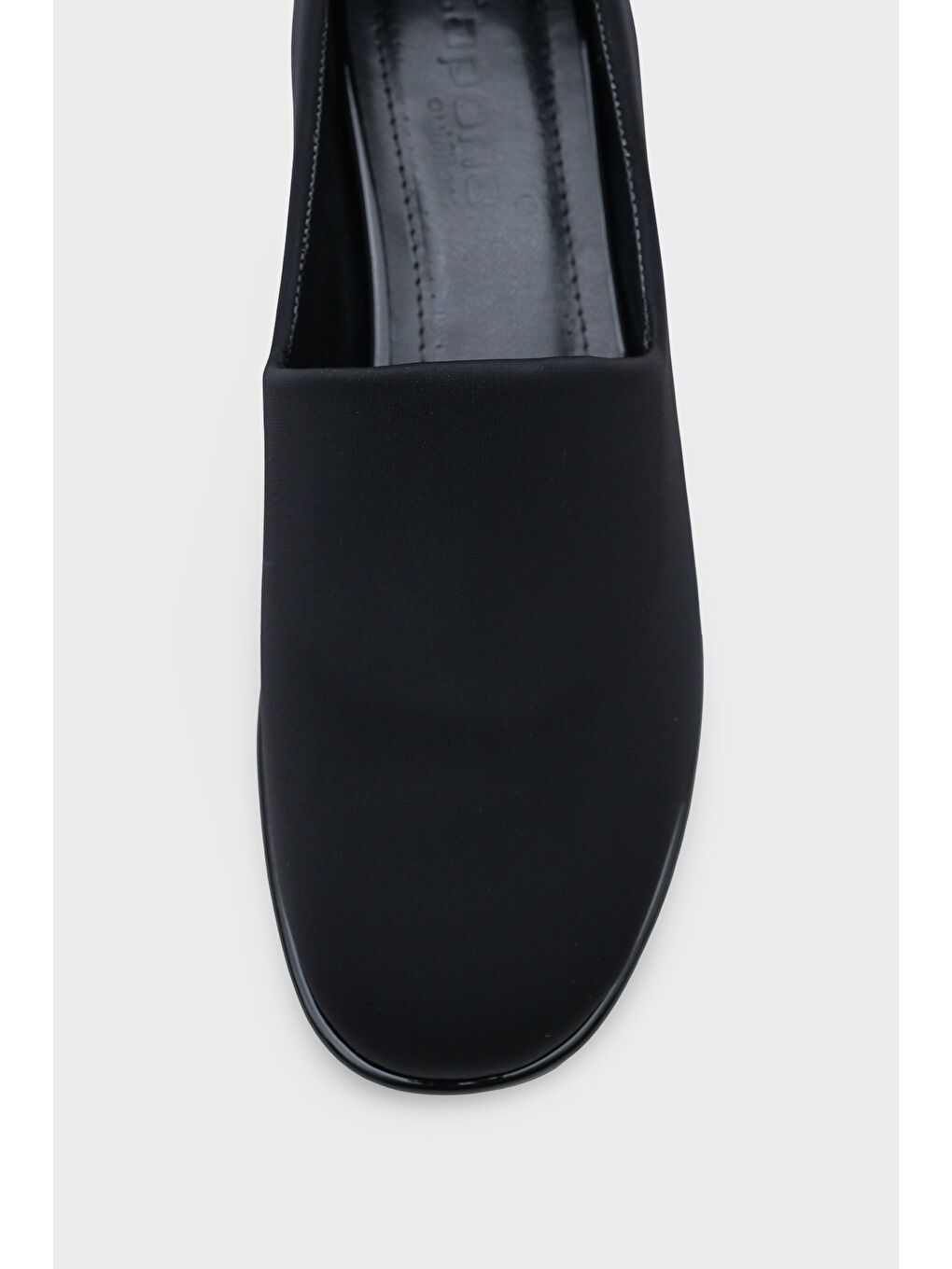 Siyah Rosy Streç Kısa Topuklu Konfor Kadın Ayakkabı-2