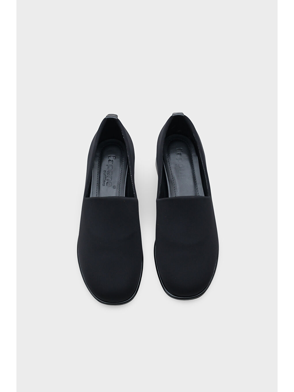 Siyah Rosy Streç Kısa Topuklu Konfor Kadın Ayakkabı-5