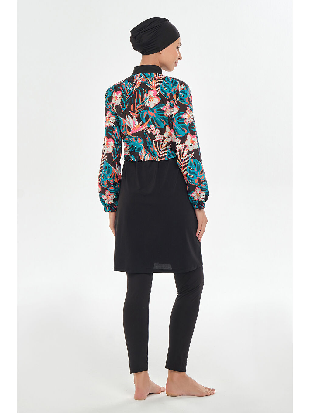 Tam Kapalı Tesettür Mayo 2402 Siyah-2