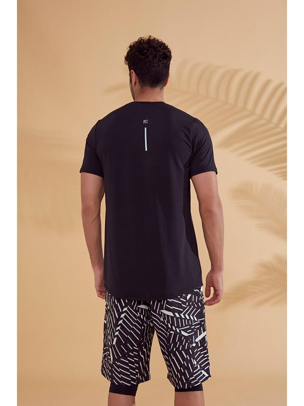 Siyah Erkek Yüzme Tişört T2341-3