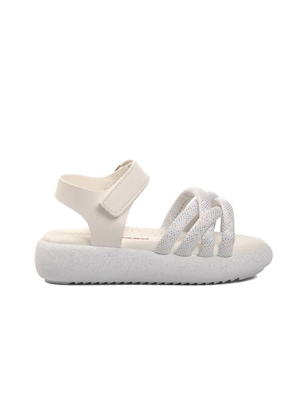 Beyaz Kız Çocuk Sandalet 24-401-P