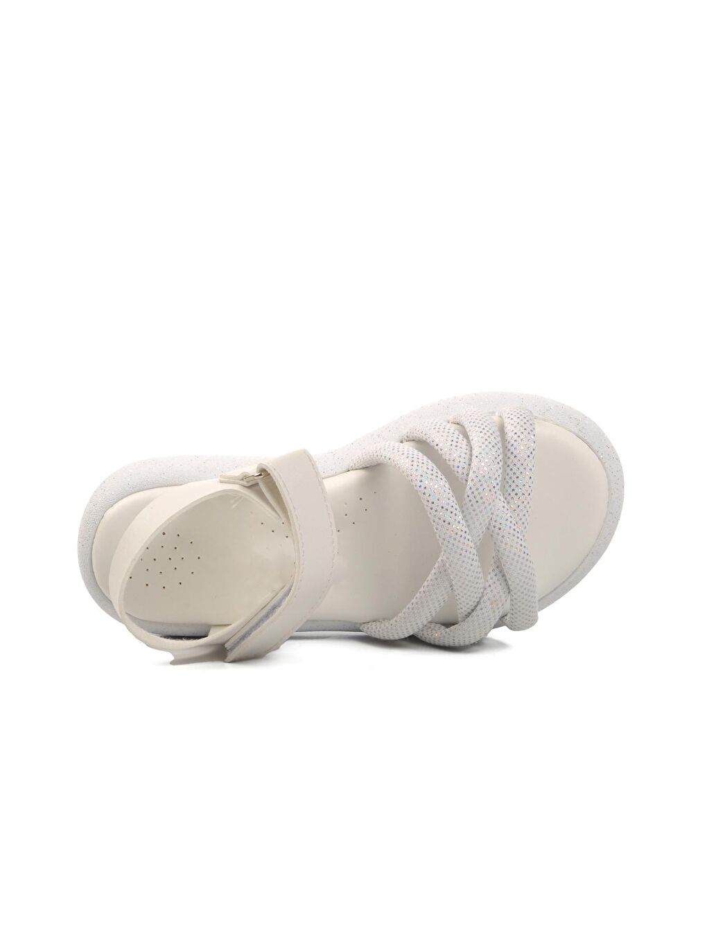Beyaz Kız Çocuk Sandalet 24-401-P-2