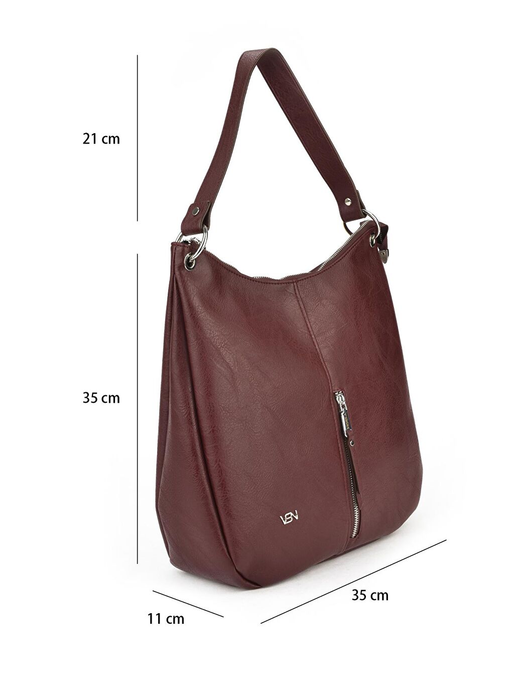 Kadın Omuz ve El Çantası 133979Z3056 Bordo-1