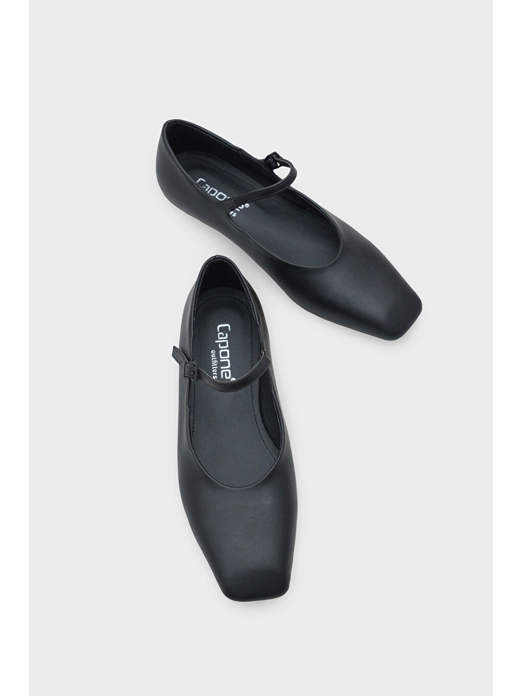 Kahverengi Nickie Tokalı Bantlı Küt Burunlu Düz Topuklu Günlük Kadın Babet-4