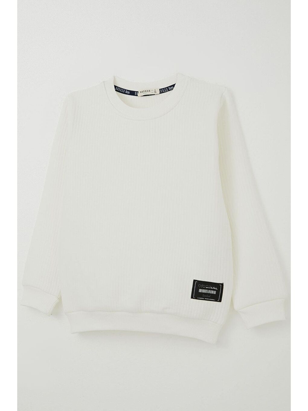 Erkek Çocuk Sweatshirt Arma Detaylı Ekru (8-14 Yaş)-2
