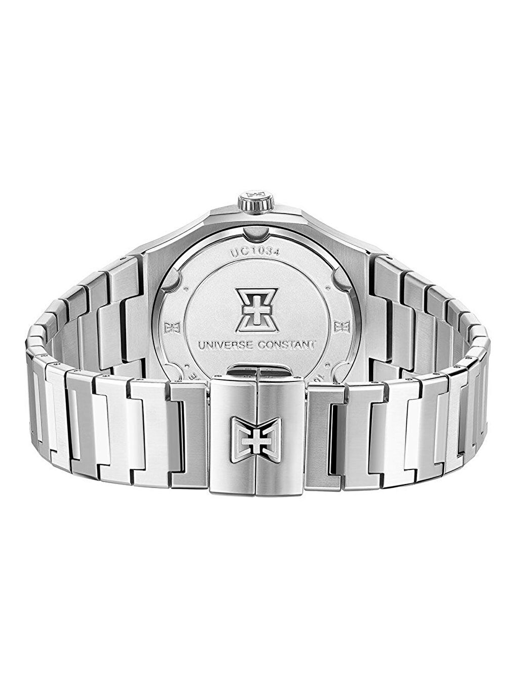 Gri UC1034 Pırlantalı Kadın Kol Saati-3